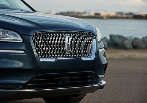 The grille of a 2022 Lincoln Corsair is shown | Covert Lincoln Austin in Austin TX