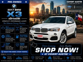 2017 BMW X3 sDrive28i