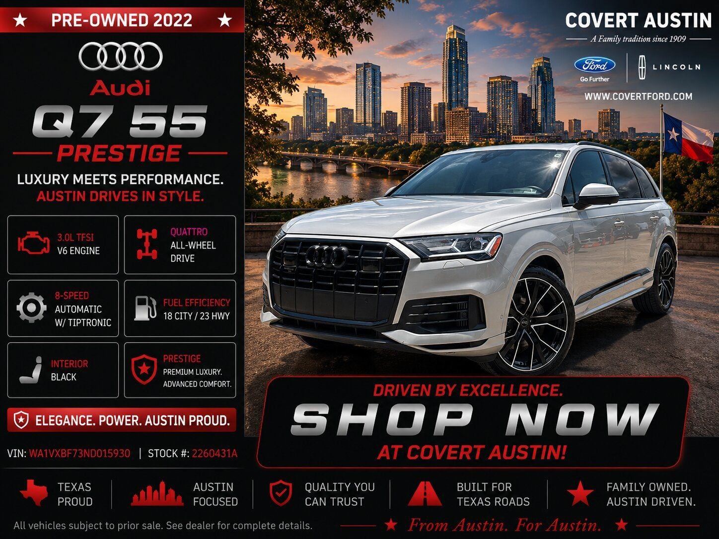 2022 Audi Q7 55 Prestige quattro