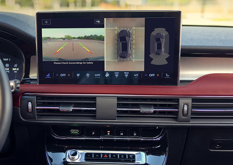 The large center touchscreen of a 2024 Lincoln Corsair® SUV is shown. | Covert Lincoln Austin in Austin TX