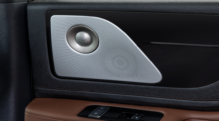 A close-up of a speaker located on the door’s interior is shown. | Covert Lincoln Austin in Austin TX