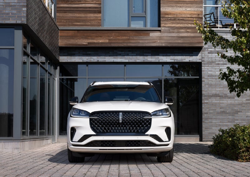 The front of a 2026 Lincoln Aviator® SUV is shown. | Covert Lincoln Austin in Austin TX