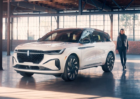 A person approaches a 2026 Lincoln Nautilus® SUV. | Covert Lincoln Austin in Austin TX