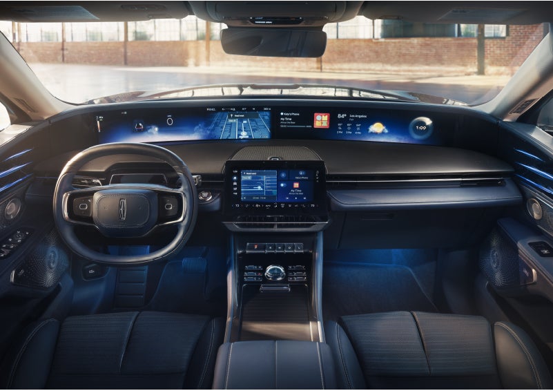 The panoramic display is shown in a 2026 Lincoln Nautilus® SUV. | Covert Lincoln Austin in Austin TX
