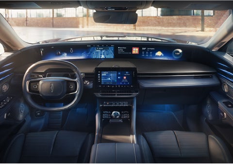 The panoramic display is shown in a 2026 Lincoln Nautilus® SUV. | Covert Lincoln Austin in Austin TX