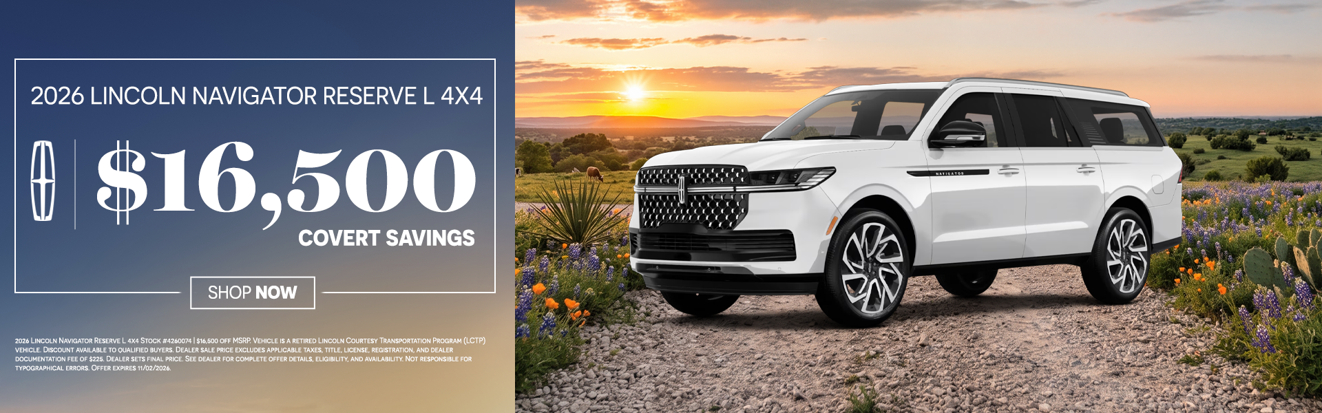 Lincoln Navigator 16k off msrp